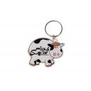 Image of Recycled Cow Shape Keyring