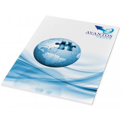 Image of Desk-Mate® A4 notepad wrap over cover - 100 pages